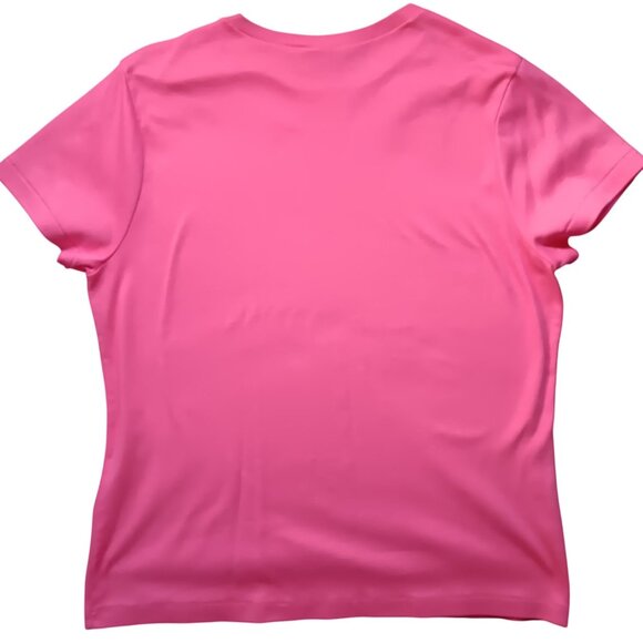 Vintage Womens T-shirt Medium Single Stitch Crew Neck Pink 1970's Disco - Picture 2 of 10